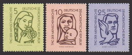 Germany-GDR 314-316, MNH. Michel 548-550. Human Rights Day, 1956. Dove. - Nuovi