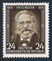 Germany-GDR 212, MNH. Michel 430. Fritz Reuter, 1810-1874, Writer, 1954. - Unused Stamps