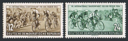 Germany-GDR 208-209, MNH. Michel 426-427. 7th Bicycle Peace Race, 1954. - Ongebruikt