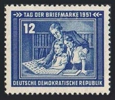 Germany-GDR 91, MNH. Michel 295. Stamp Day, 1951. - Unused Stamps