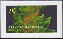 3356 Astrophysik Gravitationswellen, 10 Einzelmarken Auf Neutraler Folie, ** - Unused Stamps