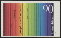 2929 Fraunhofer, Selbstklebend NEUTRALE Folie, 10 Einzelmarken, Alle ** - Unused Stamps