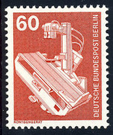582 Industrie 60 Pf Röntgengerät ** NEUE Fluoreszenz - Unused Stamps