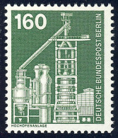 505 Industrie Technik 160 Pf Großhochofen ** NEUE Fluoreszenz - Unused Stamps
