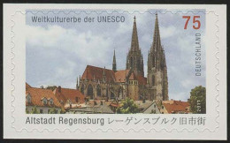 2850 Altstadt Regensburg Selbstklebend NEUTRALE Folie, 10 Einzelmarken, Alle ** - Unused Stamps