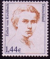 2297 Frauen 1,44 Euro Esther Von Kirchbach ** - Unused Stamps