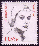 2296 Frauen 0,55 Euro Hildegard Knef ** - Nuovi