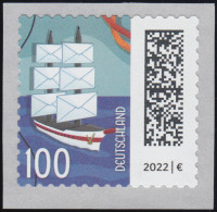 3653II Welt Der Briefe Briefsegler 100 Cent, Selbstklebend Aus Rolle, ** - Unused Stamps