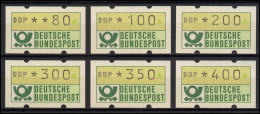 1.2 Hu ATM VS-Satz 9 (6 Werte 80-400) Neue Wertstufen 1993, Postfrisch ** - Timbres De Distributeurs [ATM]