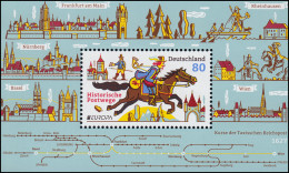 Block 86 EUROPA - Historische Postwege 2020, ** Postfrisch - Unused Stamps