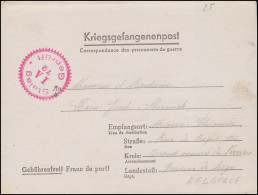 Kriegsgefangenenpost Stalag I A 72 Brief Am 7.2.1943 Geschrieben, Nach Belgien - Feldpost 2da Guerra Mundial