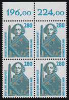 1381 SWK 280 Pf OR-Viererbl. ** Postfrisch - Ongebruikt