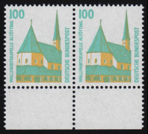 1406u SWK 100 Pf Paar UR ** Postfrisch - Unused Stamps