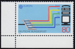 1368 Europa 80 Pf ** Ecke U.l. - Unused Stamps