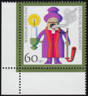 1485 Räuchermännchen 60+30 Pf ** Ecke U.l. - Unused Stamps