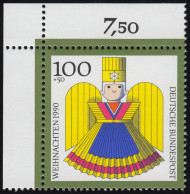 1487 Rauschgoldengel 100+50 Pf ** Ecke O.l. - Ungebraucht