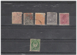 NORVEGE OBLITERES N°8 N° 11/15 N°16 - Used Stamps