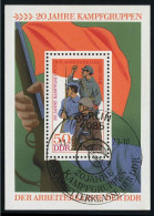Block 39 Kampfgruppen 1973, ESSt Berlin 11.09.1973 - Used Stamps