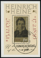 Block 37 Heinrich Heine 1972, ESSt Berlin - Gebruikt