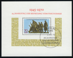 Block 32 Befreiung Vom Faschismus 1970, ESSt Berlin - Used Stamps