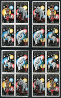 2364-2367 Zirkus 1978, 4 Verschiedene Viererblöcke, Set ** - Se-Tenant