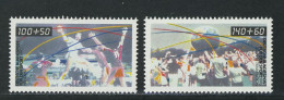 1449-1450 Sport Hallenhandball Trimm-Dich-Aktion 1990, Satz ** - Unused Stamps