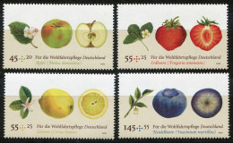 2769-2772 Wofa Obst Apfel Erdbeere Zitrone Heidelbeere 2010, Satz ** Postfrisch - Nuovi