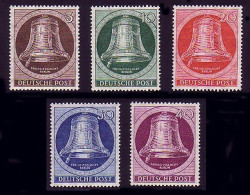 75-79 Glocke I (Klöppel Links) - Kompletter Postfrischer Satz ** - Unused Stamps