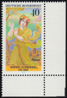909 Schauspielerinnen 40 Pf Schröder ** Ecke U.r. - Unused Stamps