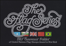 UNO New York Mappe Flaggen 1983, Postfrisch ** - VN