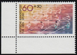 1094 Sporthilfe 60+30 Pf Rudern ** Ecke U.l. - Unused Stamps