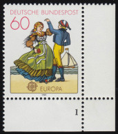 1097 Europa Friesische Tracht 60 Pf ** FN1 - Ongebruikt