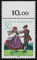 1096 Europa Schwarzwälder Tracht 50 Pf ** Oberrand - Unused Stamps