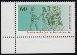1083 Jahr Der Behinderten ** Ecke U.l. - Unused Stamps