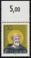1055 Benedikt Von Nursia ** Oberrand - Unused Stamps