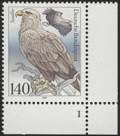 1542 Seevögel 140 Pf Seeadler ** FN1 - Neufs