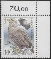 1542 Seevögel 140 Pf Seeadler ** Ecke O.r. - Nuovi