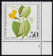 1060 Ackerwildkräuter Platterbse 50+25 Pf ** FN1 - Unused Stamps