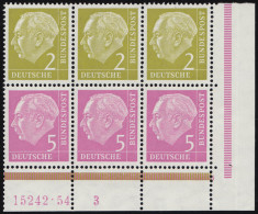 Eckrand-6er-Block Unten Rechts Mit HAN 15242.54 3 Aus MHB, Ungefaltet, ** - Unused Stamps