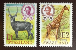 Swaziland 1975 New Currency Animals Set MNH - Other & Unclassified