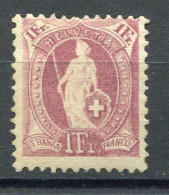 Stehende Helvetia SBK Nr. 71A* (Mi Nr. 63xA) - Katalogpreis Fr. 600.- - Unused Stamps