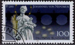 RFA Poste Obl Yv:1487 Mi:1655 Johannes Von Nepomuk Saint (Beau Cachet Rond) (Thème) - Cristianesimo