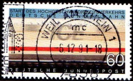 RFA Poste Obl Yv:1362 Mi:1530 ICE (TB Cachet Rond) (Thème) - Trains