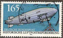 RFA Poste Obl Yv:1357 Mi:1525 Luftschiff LZ 127 1928 (Beau Cachet Rond) (Thème) - Zeppeline