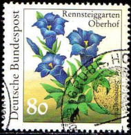 RFA Poste Obl Yv:1339 Mi:1507 Rennsteiggarten Oberhof Sommerenzian (TB Cachet Rond) (Thème) - Autres & Non Classés