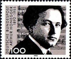 RFA Poste N** Yv:1423 Mi:1596 Arthur Honegger Musicien (Thème) - Musique