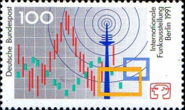 RFA Poste N** Yv:1381 Mi:1553 Internationale Funkausstellung Berlin (Thème) - Télécom