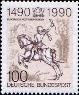 RFA Poste N** Yv:1277 Mi:1445 Europäische Postverbindungen 1490 (Thème) - Horses