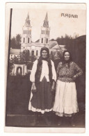 RO 95 - 16703 RADNA, Arad, Monastery, ETHNICS Women, Romania - Old Postcard, Real PHOTO - Unused - Roumanie