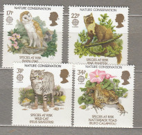 EUROPA CEPT 1986 Great Britain Birds Cat Frog Animals Mi 1068-1070 MNH(**) #Fauna598 - Sonstige & Ohne Zuordnung